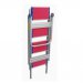 Drabex - aluminum folding stool with handrail TP 8020P